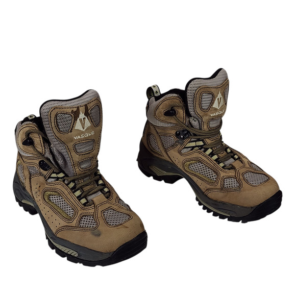 Vasque Breeze XCR‎ GTX Hiking Boot Sz 6.5 Women Gore-Tex Leather Mesh Brown Camp - Picture 1 of 12